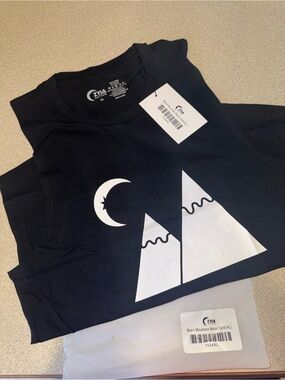 ZYIA Black Mountain Moon Graphic Tank Top (XL)